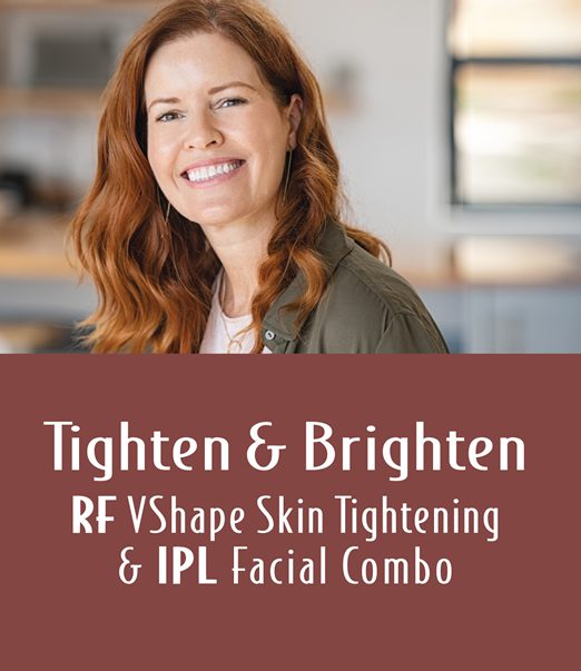 Tighten & Brighten - RF VShape Skin Tightening & IPL Combo at Gentle Touch Spa & Laser