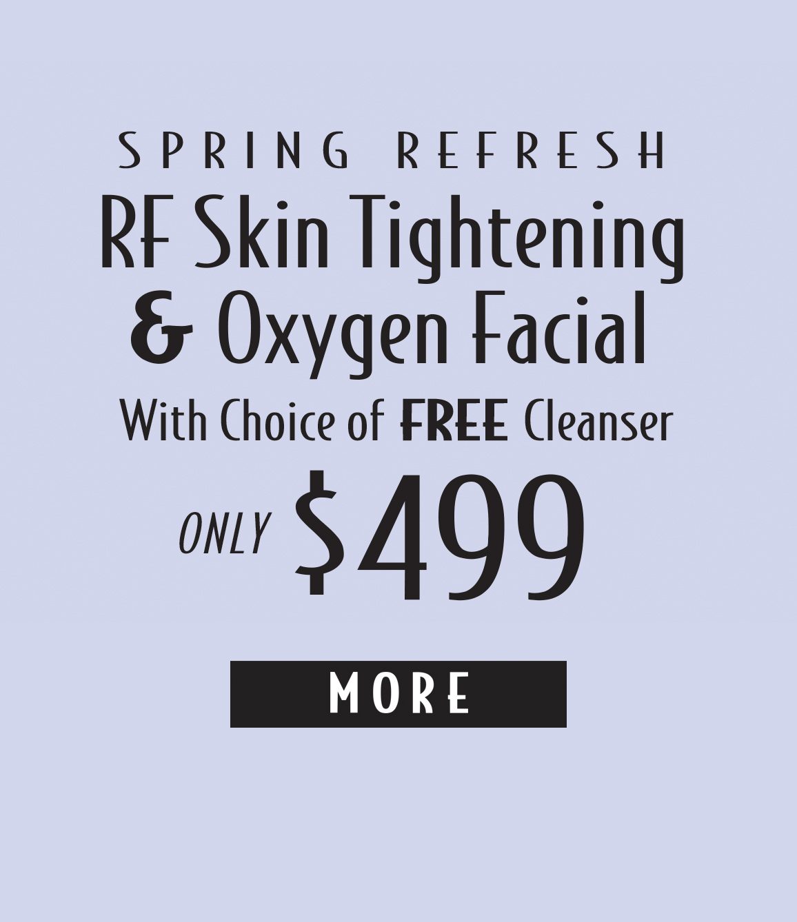 RF Skin Tightening & Oxygen Facial